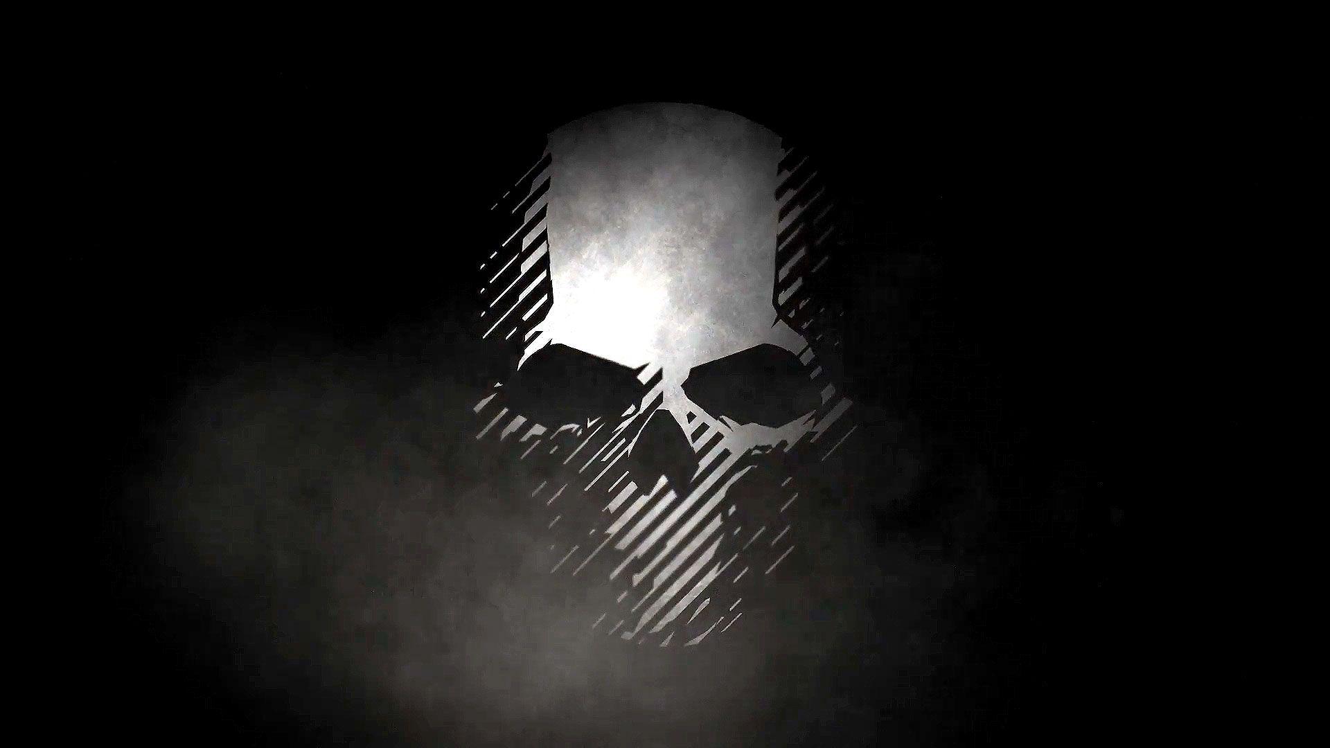 ghost skull wallpaper