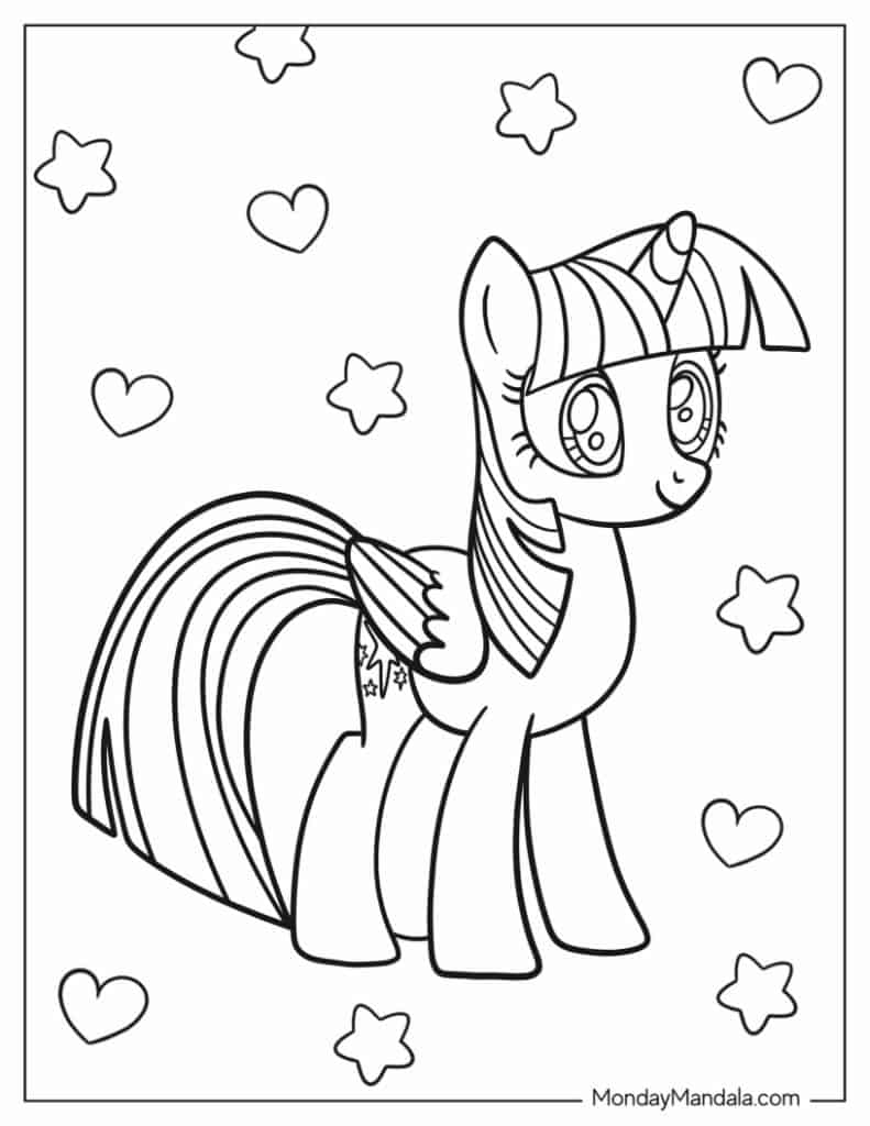 little pony coloring pages