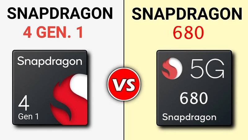 snapdragon 4 gen 1 vs snapdragon 680