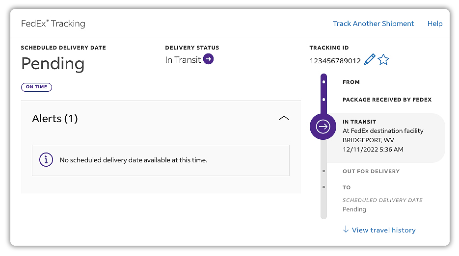 fedex tracking numbe