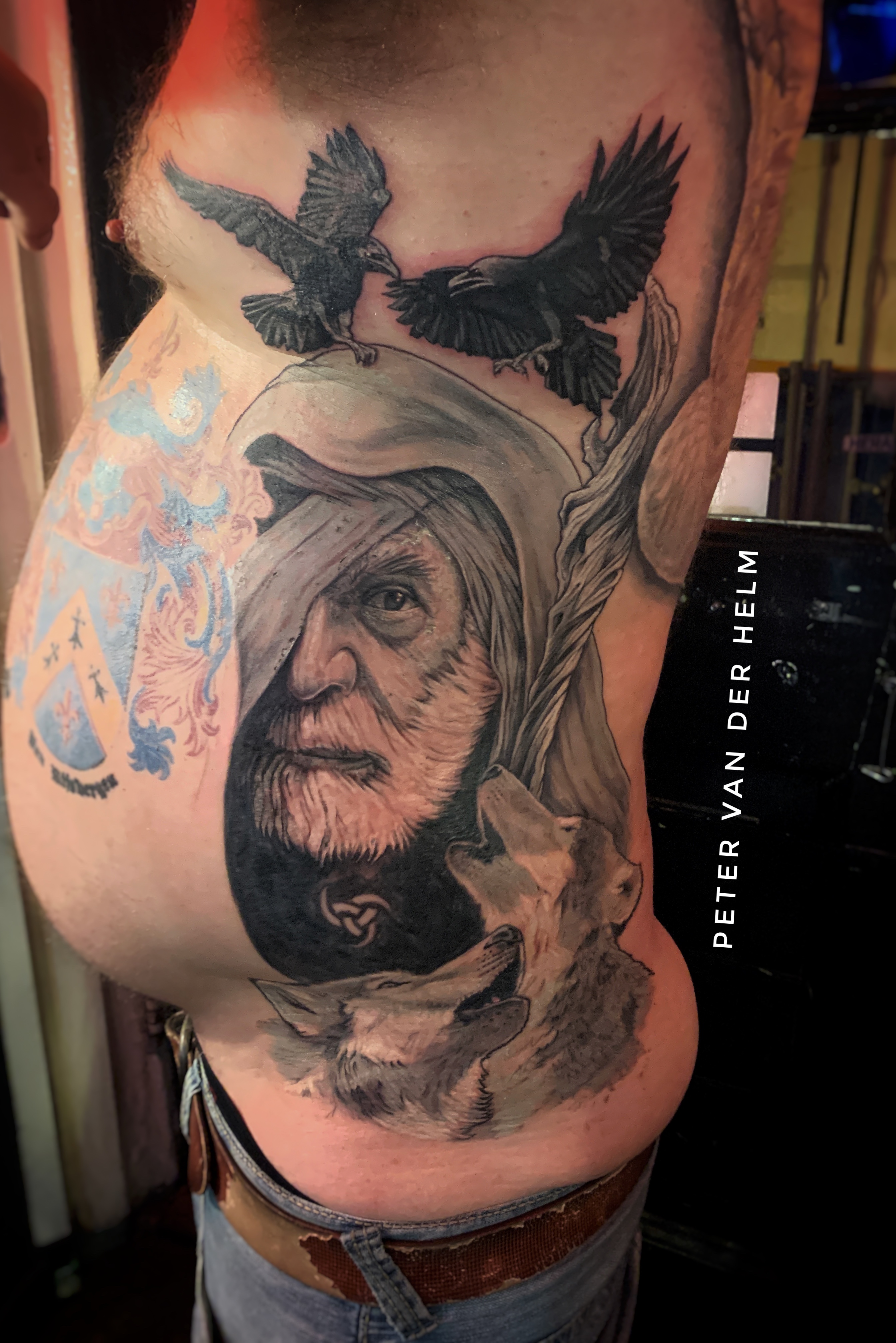 raven odin tattoo