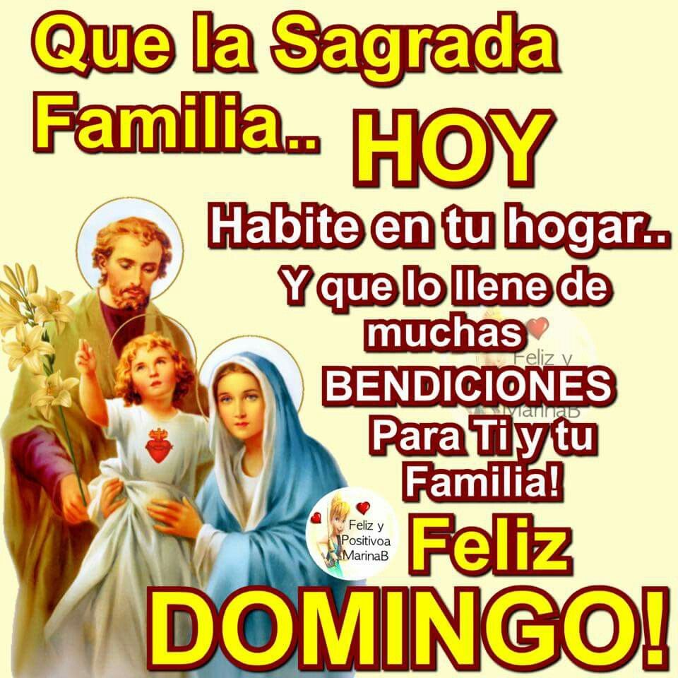 feliz domingo familia