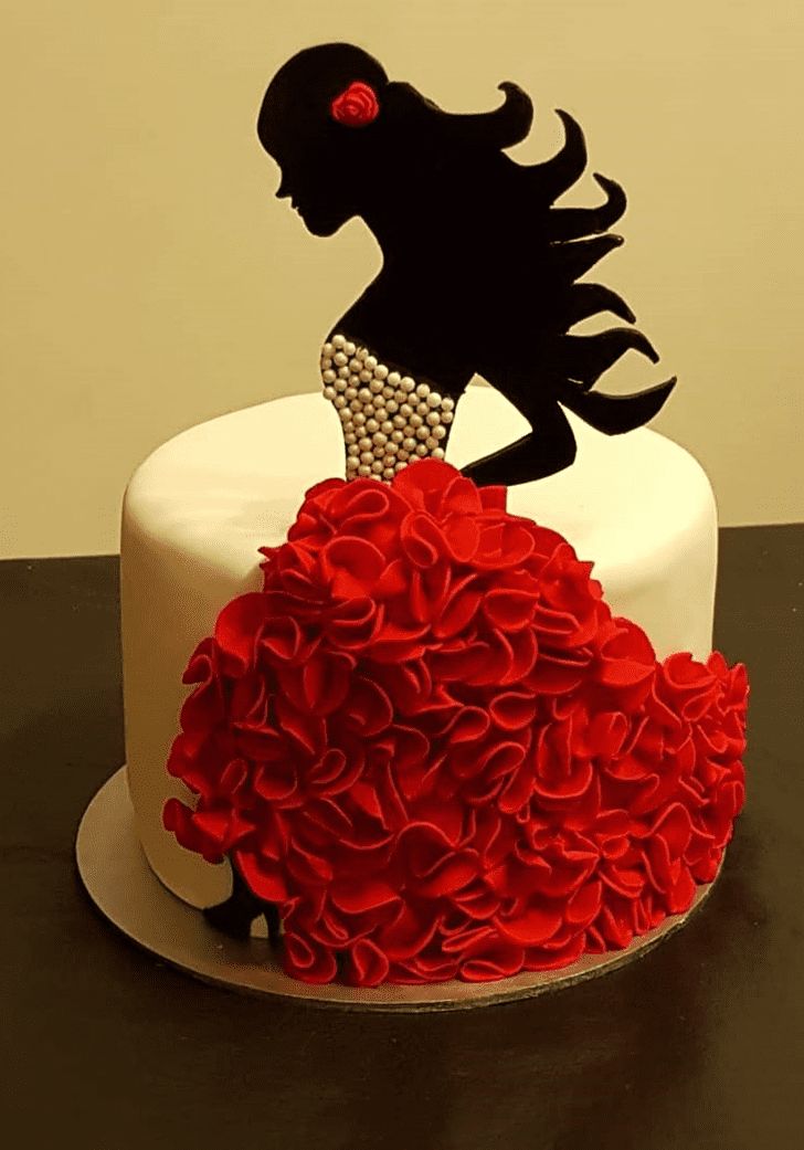 female cake design