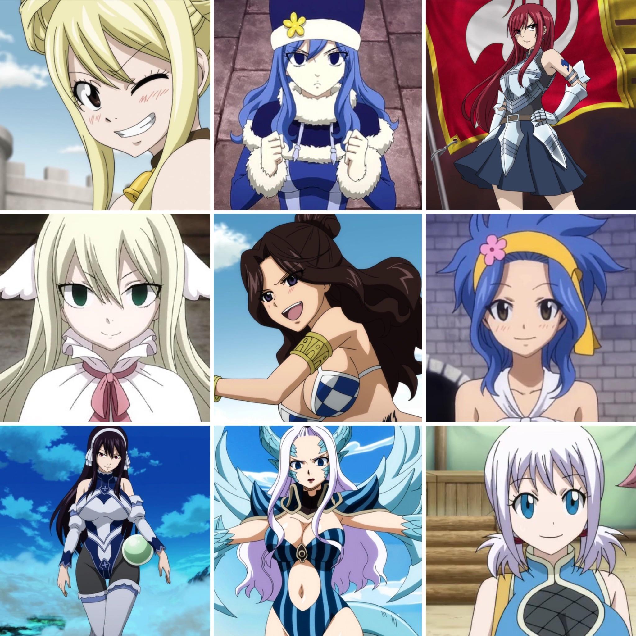 female fairy tail characters