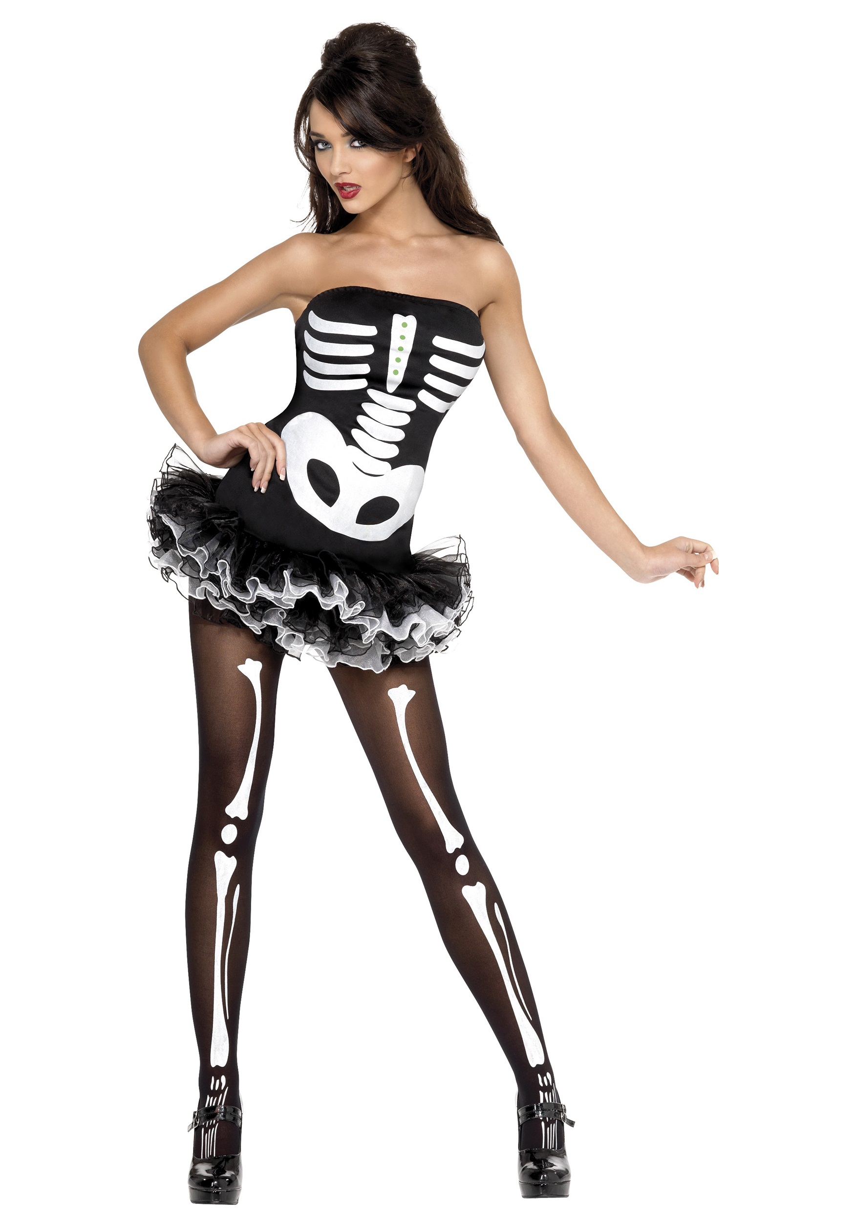 female skeleton outfit