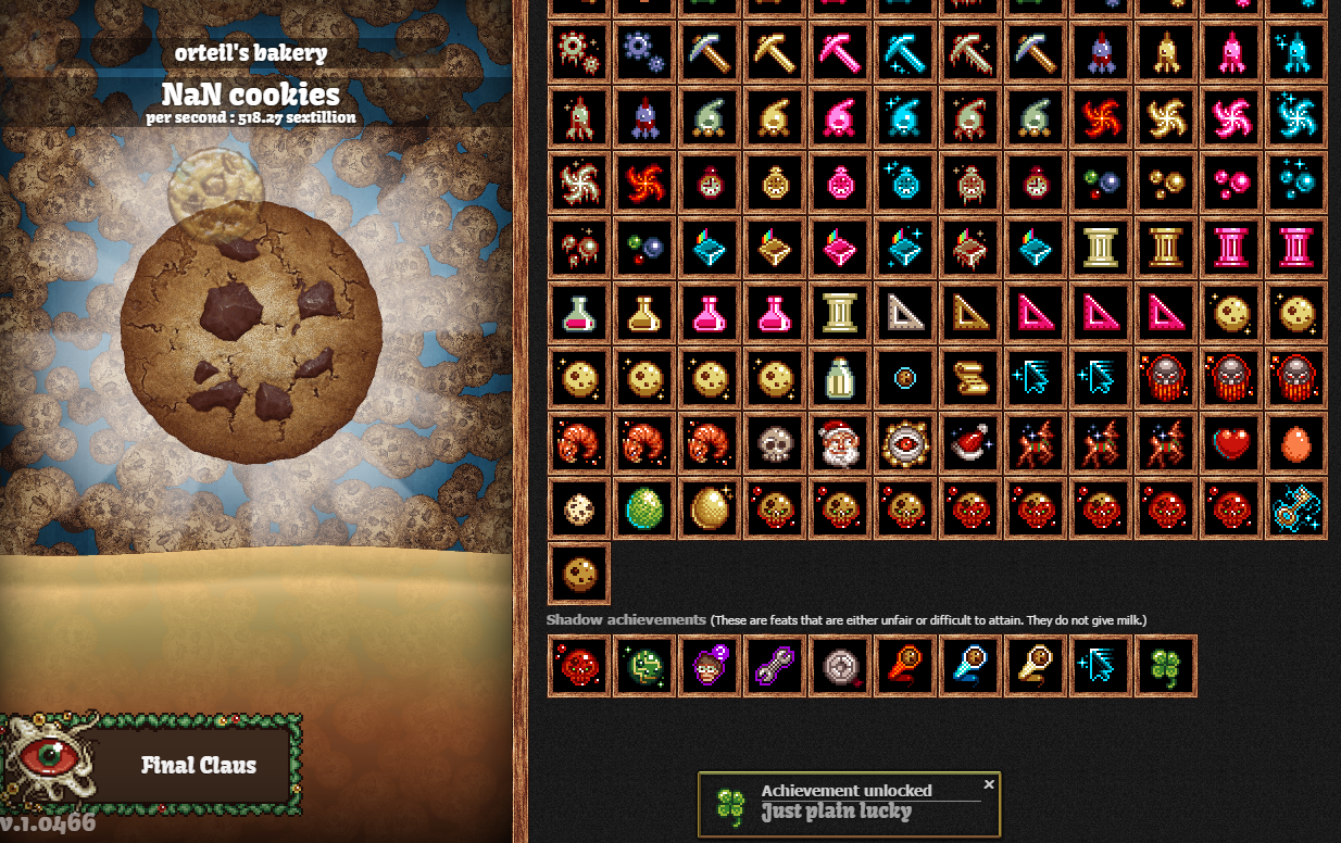 cookie clicker achievement