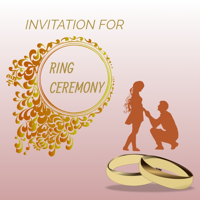 ring ceremony banner design hd