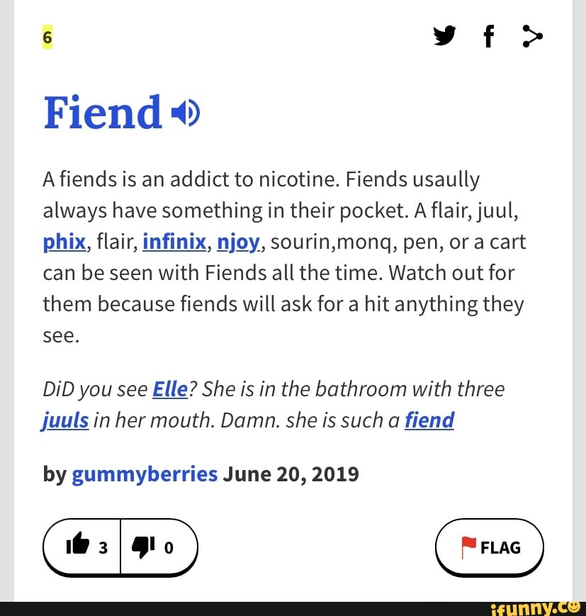 fiend urban dictionary