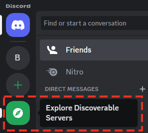 find a discord server