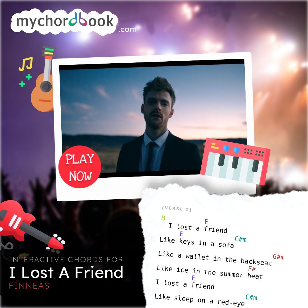 finneas i lost a friend chords