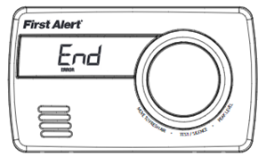 first alert carbon monoxide alarm beeping