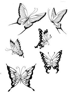 flash tattoo butterfly