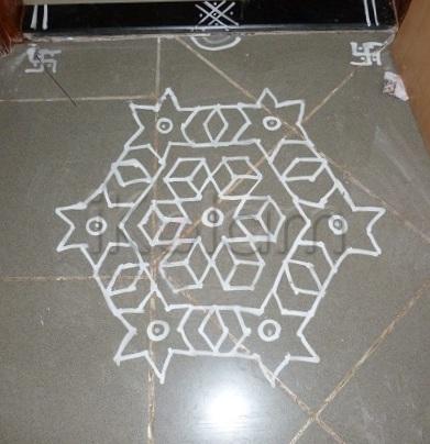 flat kolam