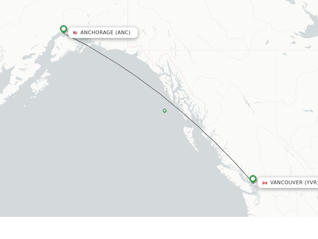 flight anchorage vancouver