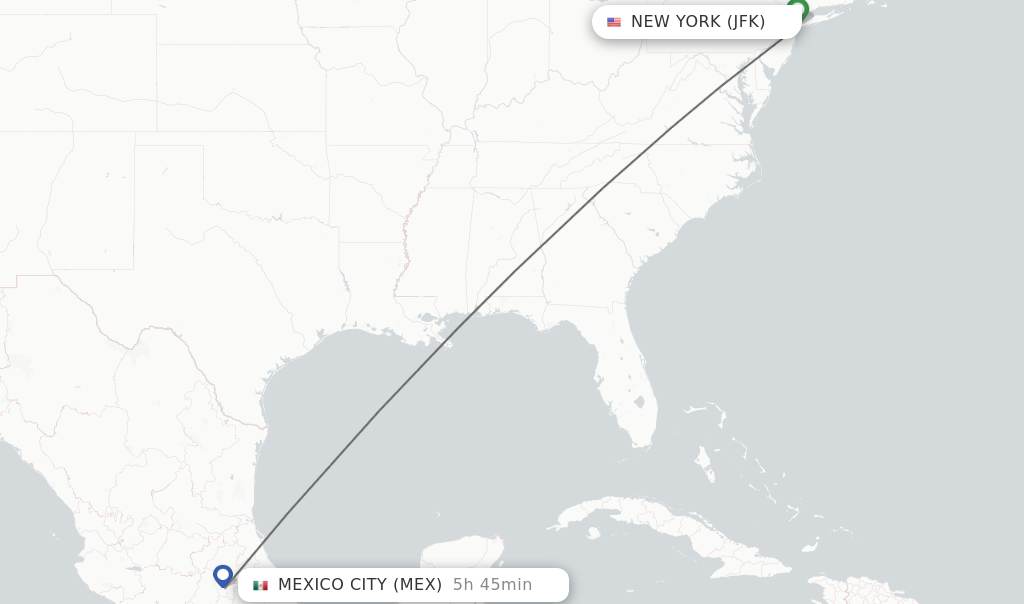 flights to mexico city from nyc