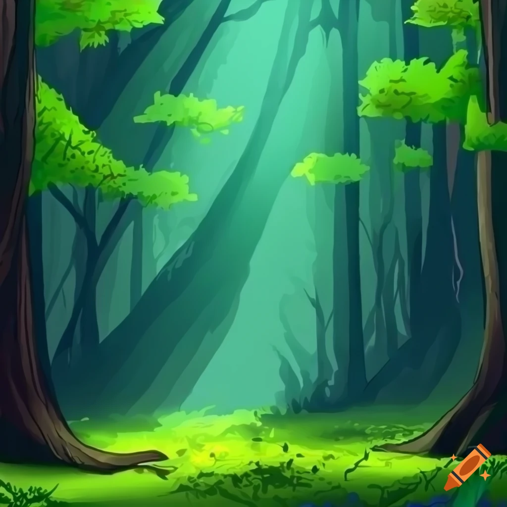 forest background drawing