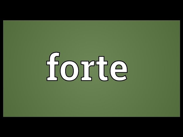 forte wiktionary