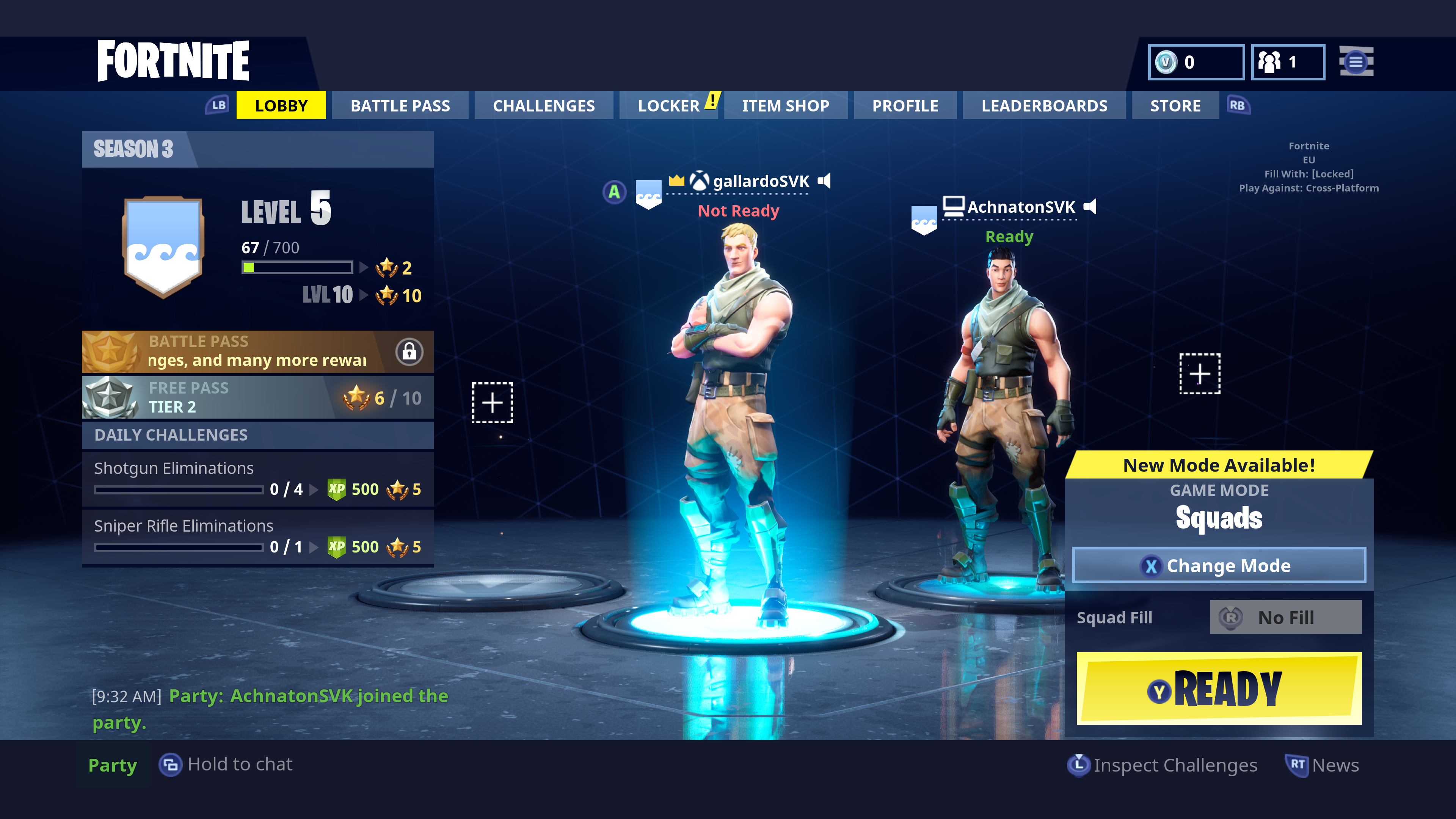 fortnite lobby