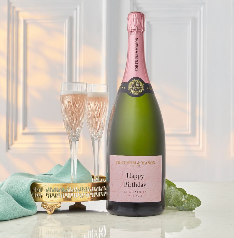 fortnum and mason personalised champagne