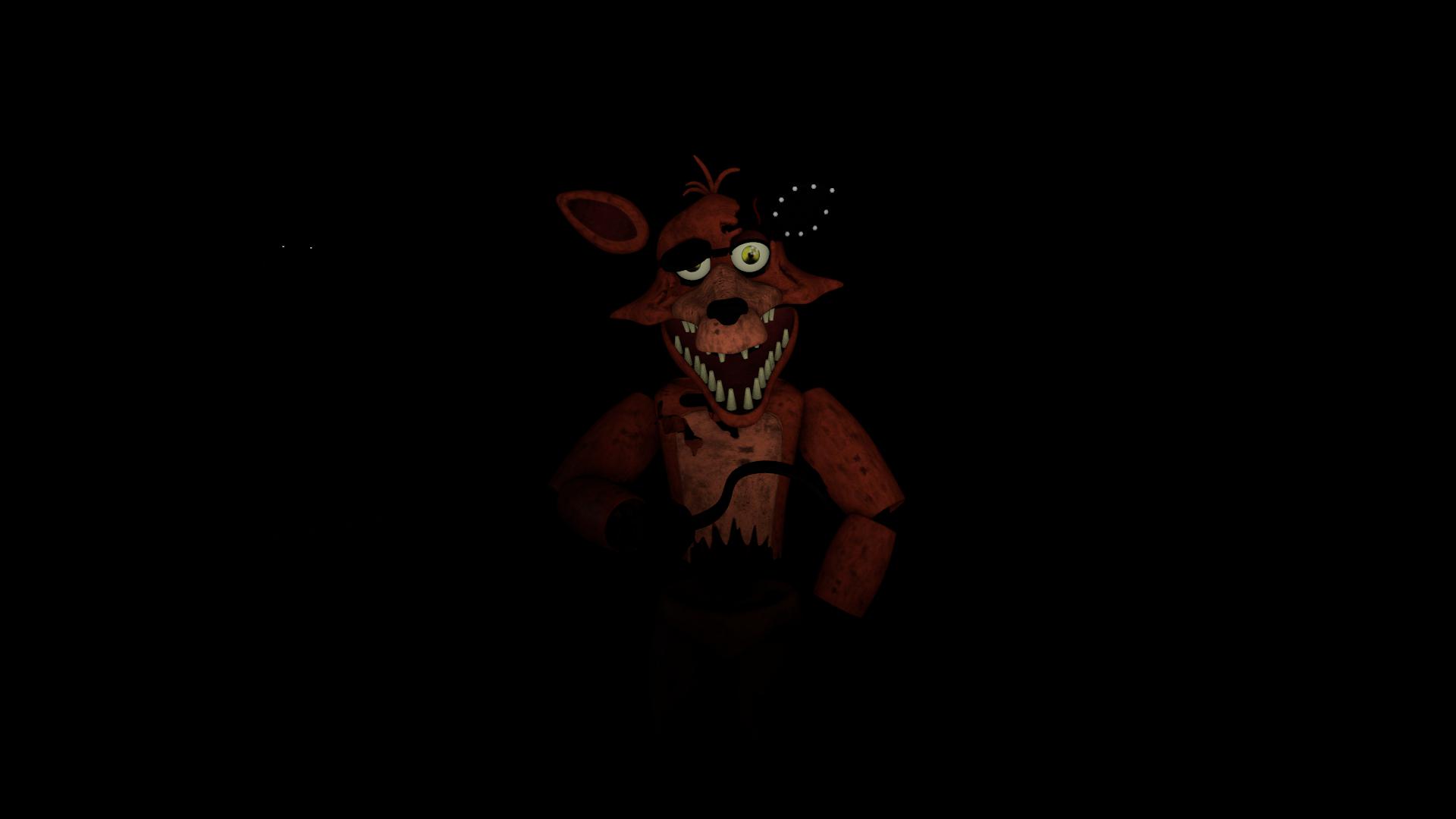 foxy black background