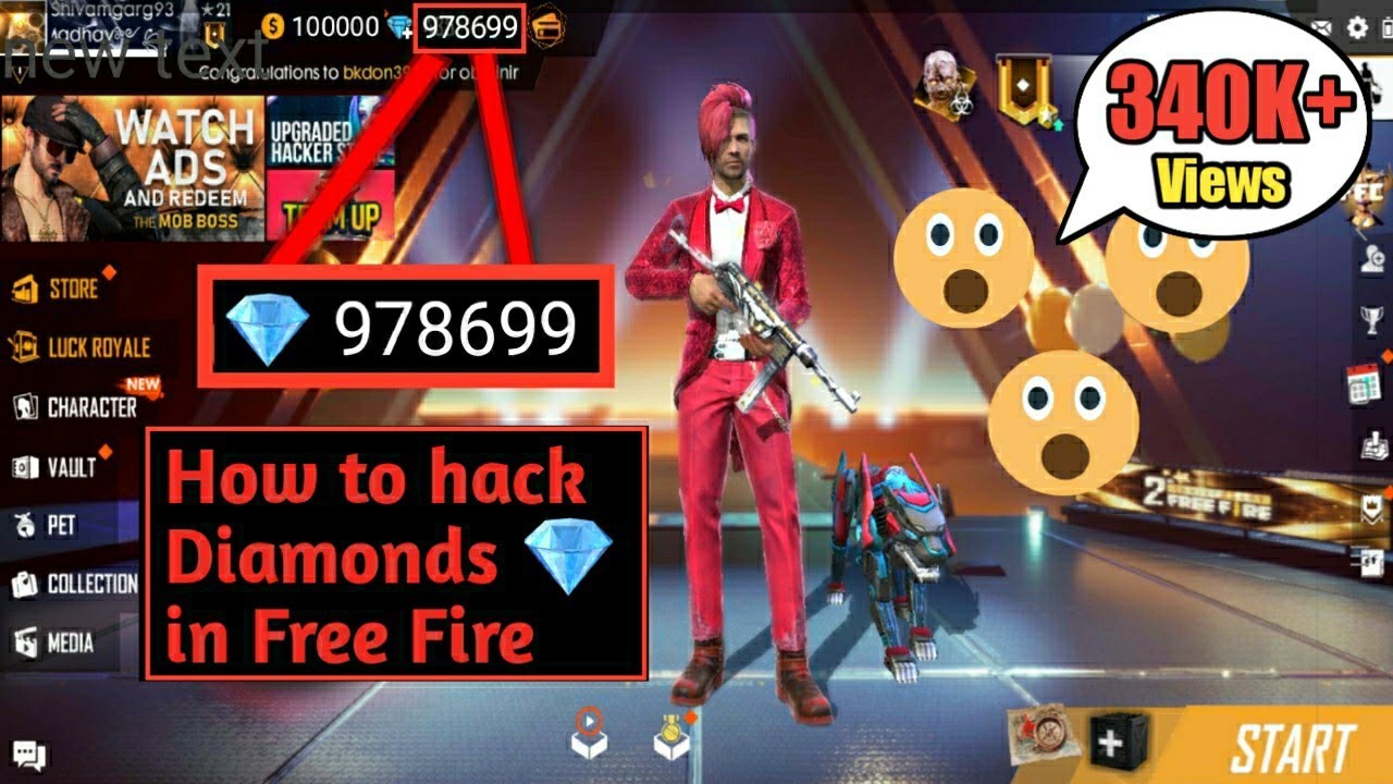 free fire diamond and coin hack