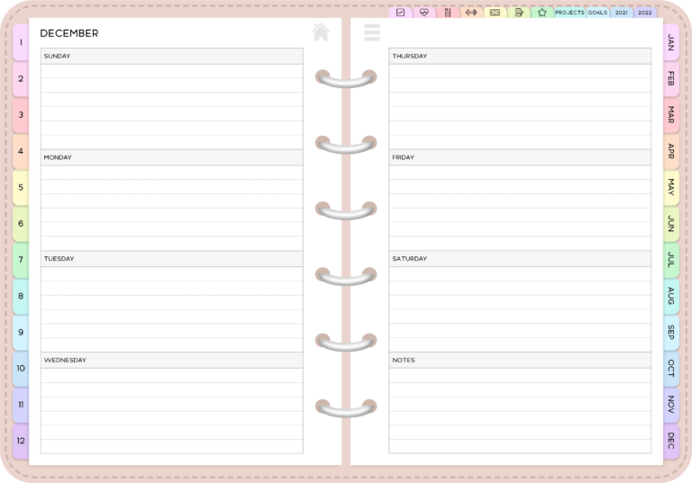 free goodnotes planner