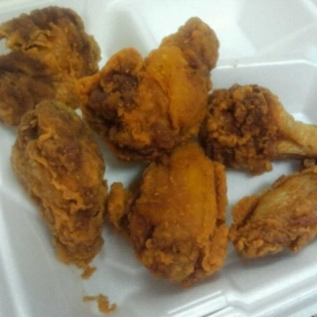 fried chicken calories wing