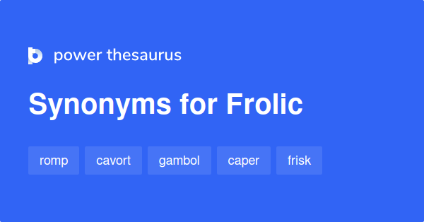 frolic synonym