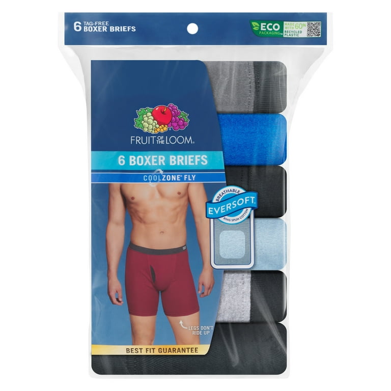 fruit of the loom boxer briefs 6 pack