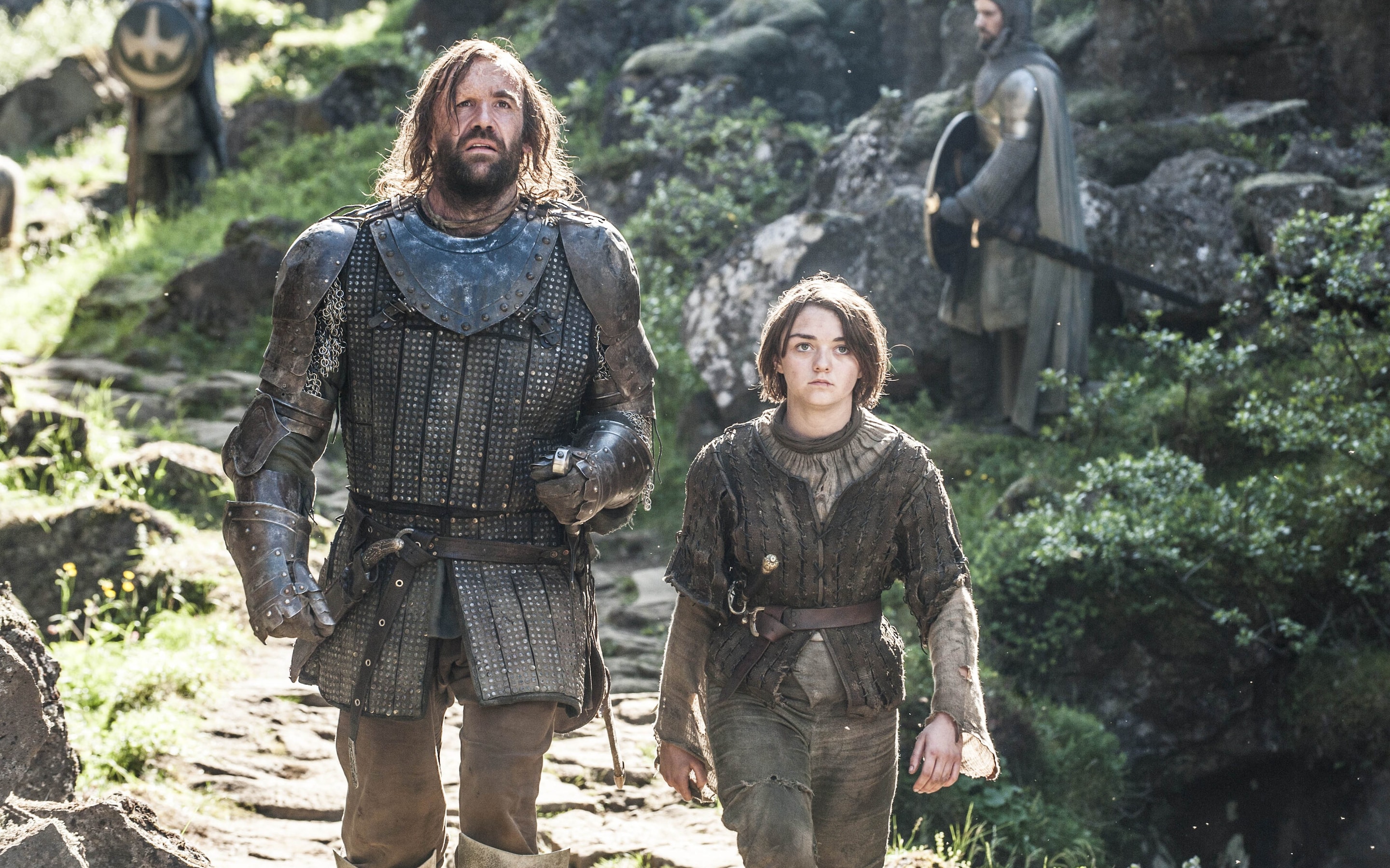 game of thrones arya and the hound