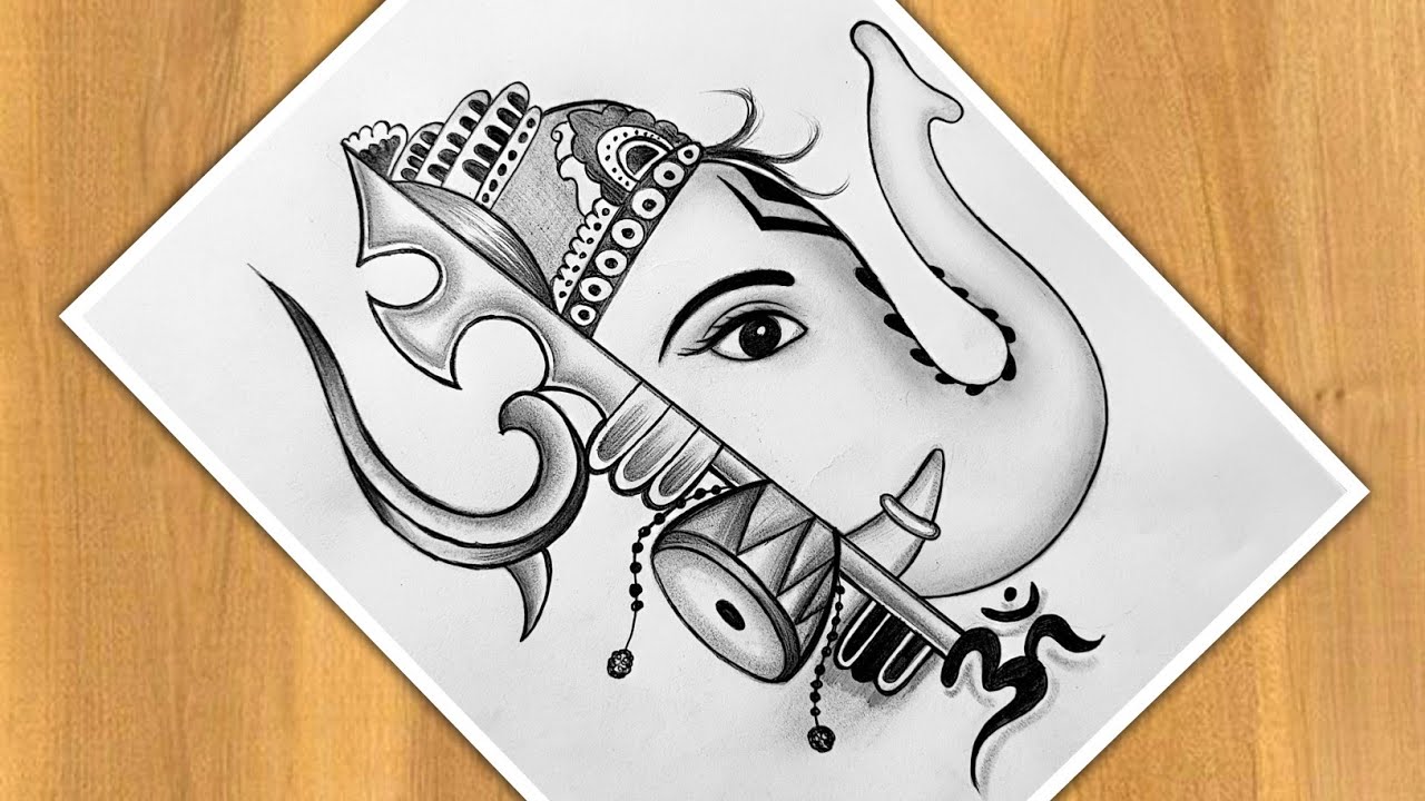 ganpati ji sketch