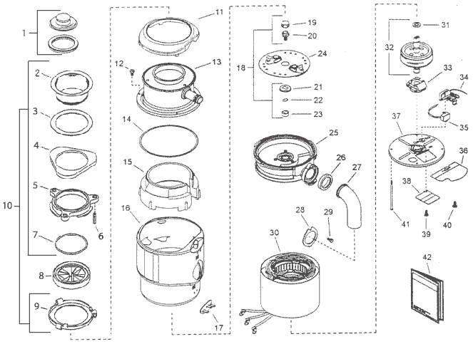 garburator parts