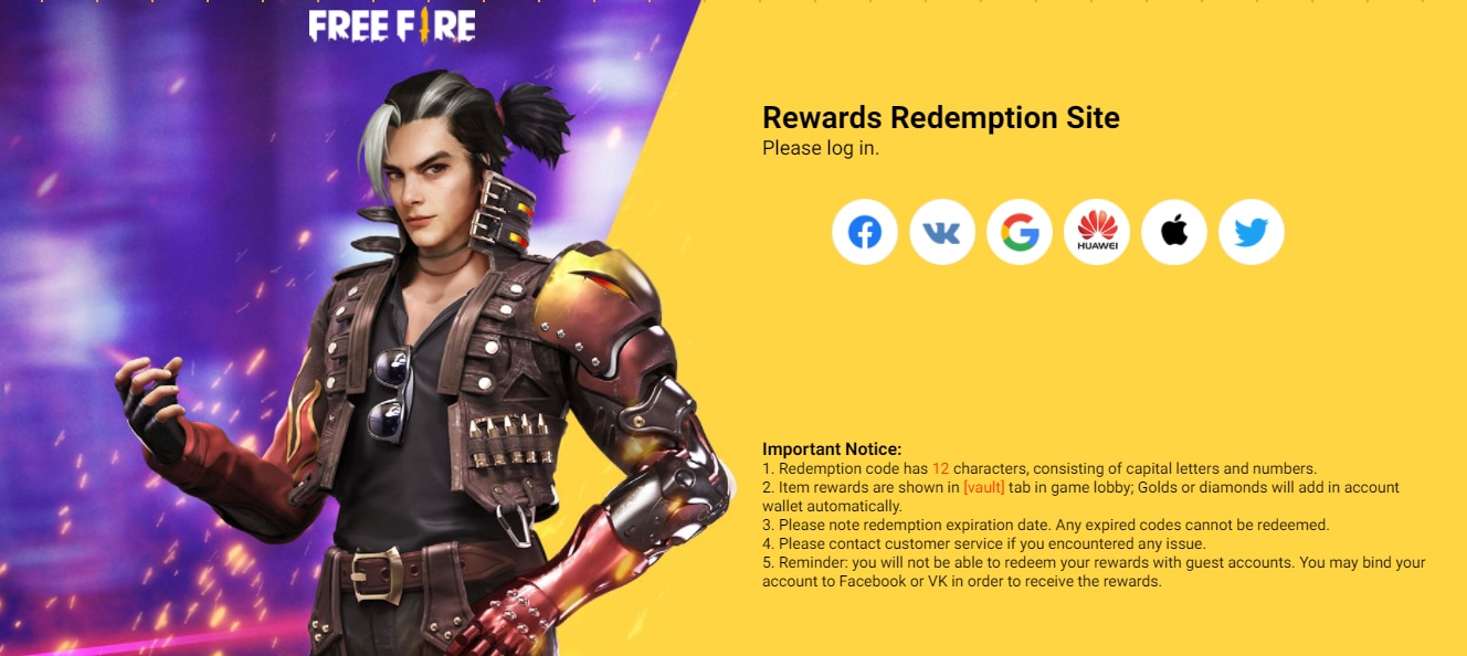 garena free fire redemption site