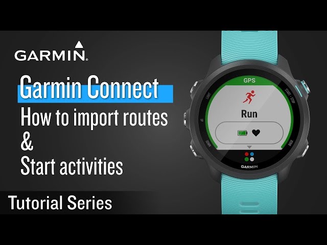 garmin connect/start