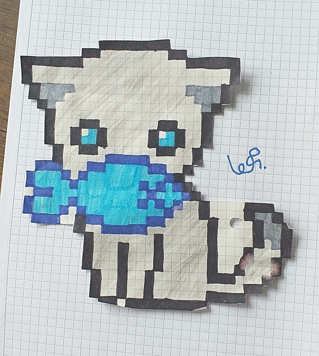 gatito pixel art