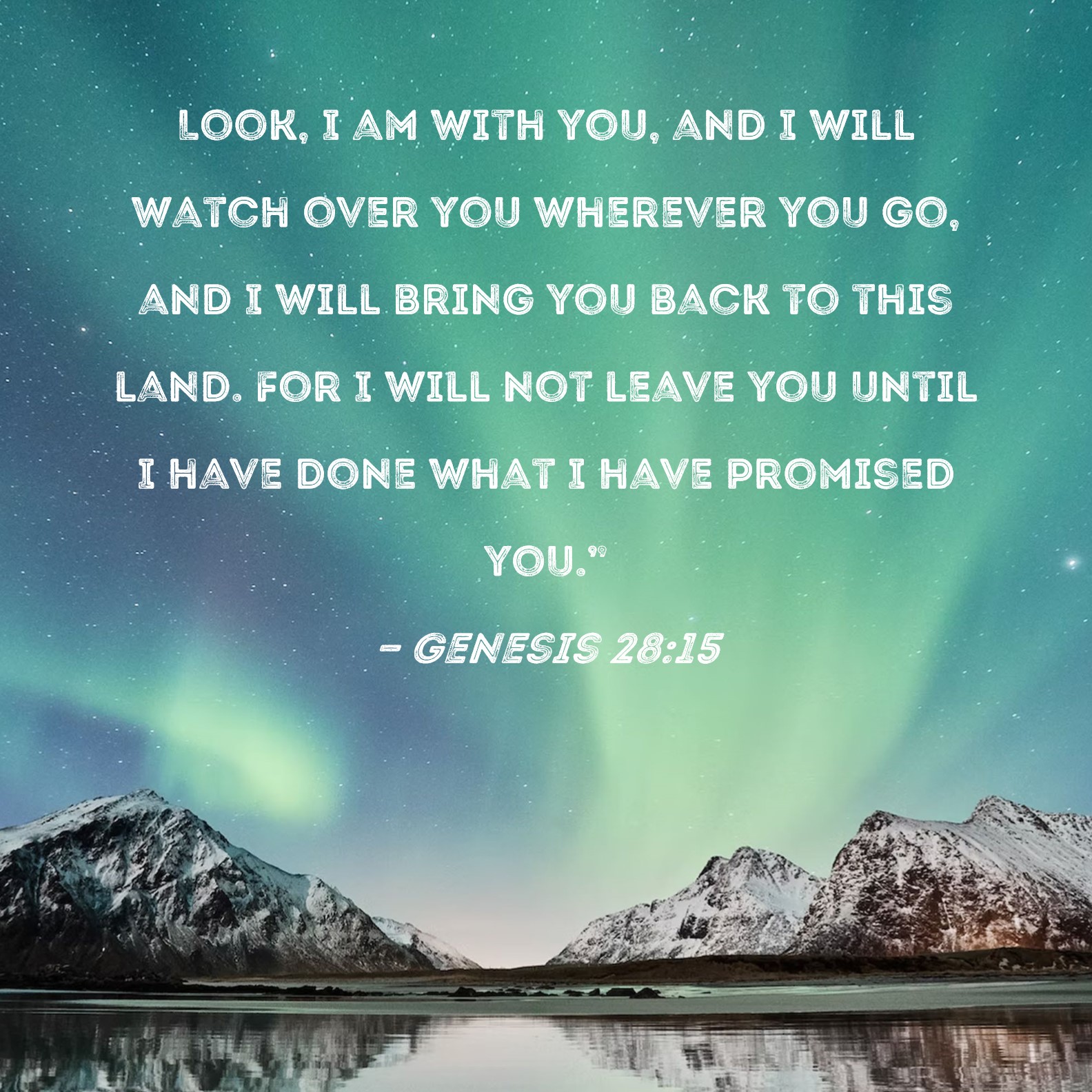 genesis 28 15 niv