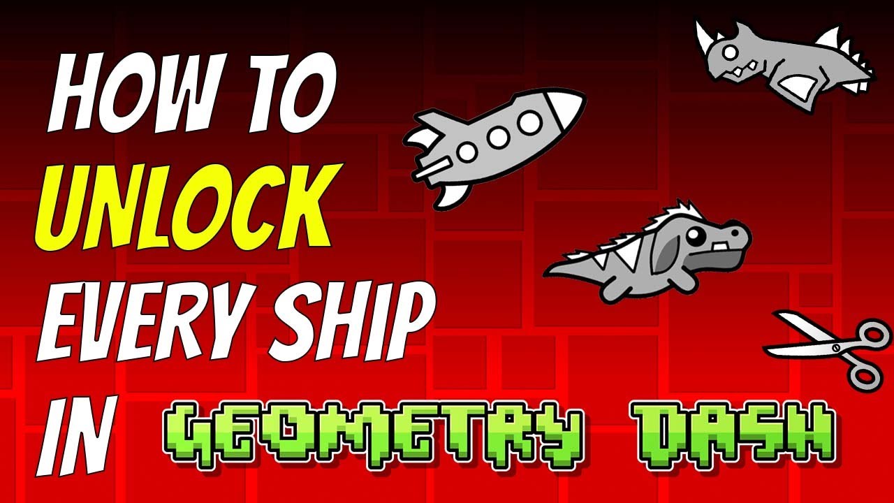 geometry dash all ships