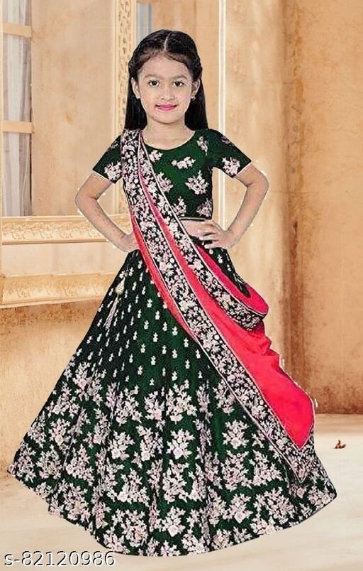 ghagra choli for 11 year girl