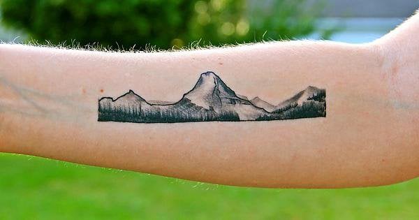 glacier national park tattoo