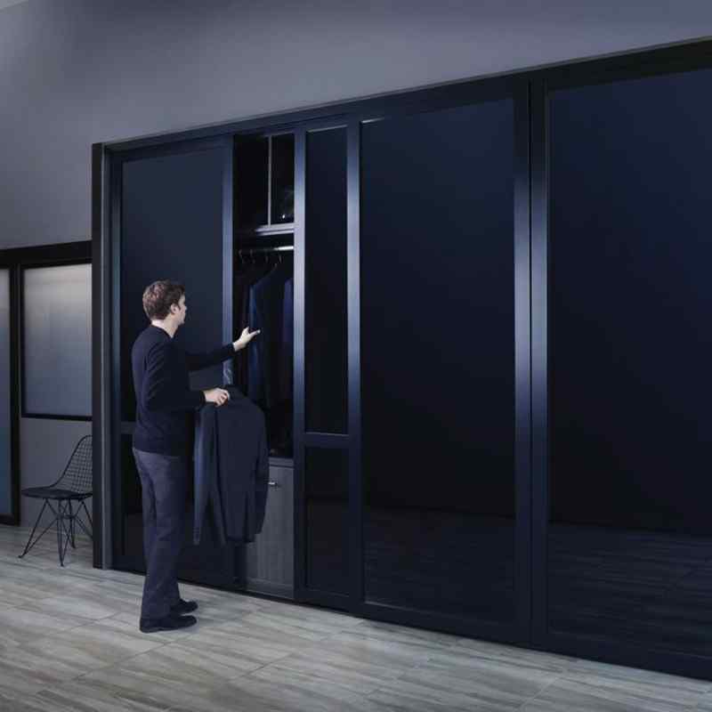 glass closet doors