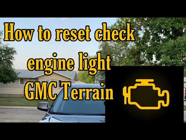 gmc terrain check engine light