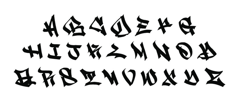 graffiti font font