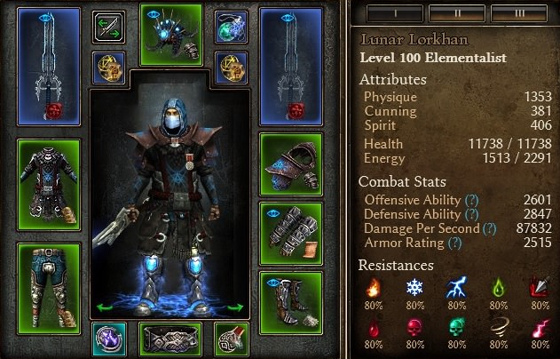 grim dawn shaman skills