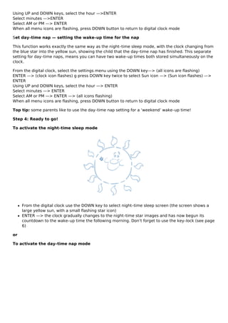 gro clock user manual