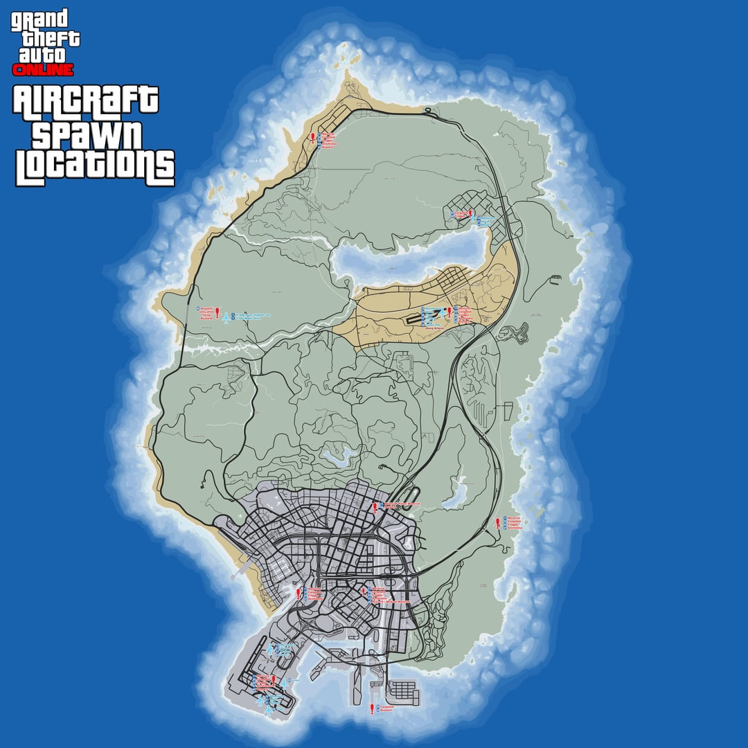 gta 5 shark location map