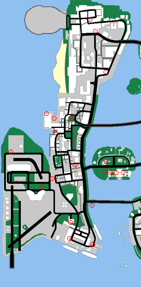 gta vice city gun locations