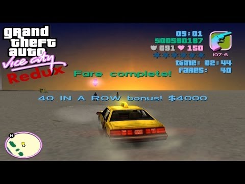 gta vice city taxi mission code
