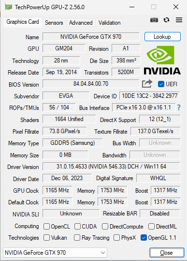 gtx 970 error code 43