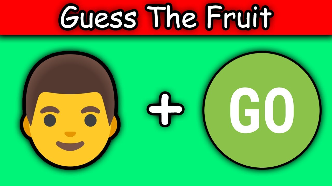 guess the fruit by emoji