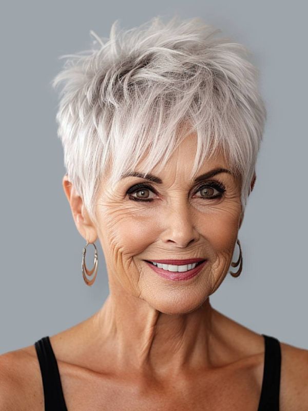 hairstyles for short hair for older ladies